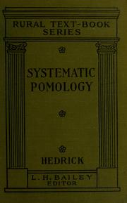 Cover of: Systematic pomology