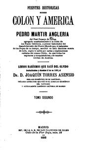 Cover of: Fuentes históricas sobre Colón y América