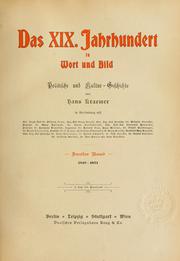 Cover of: Das 19. Jahrhundert in Wort und Bild by Hans Kraemer