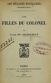 Cover of: Les filles du colonel