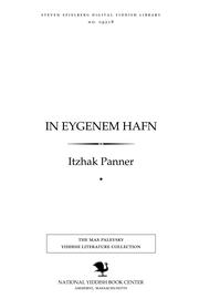 Cover of: In eygenem hafn