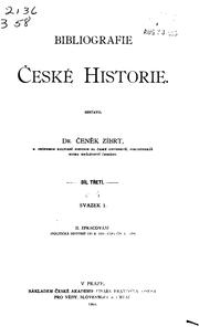 Bibliografie české historie by Historický klub (Prague, Czech Republic )