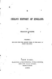 Child's History of England. 1/2