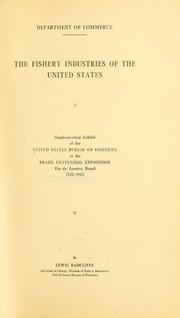 Cover of: The fishery industries of the United States