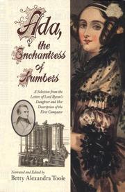 Ada, the Enchantress of Numbers by Betty A. Toole