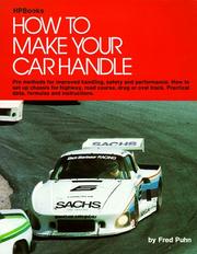How to make your car handle by Fred Puhn