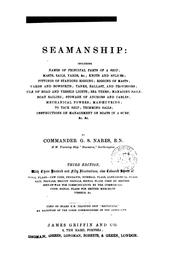 Cover of: Seamanship: including names of principal parts of a ship; ... by George Strong Nares