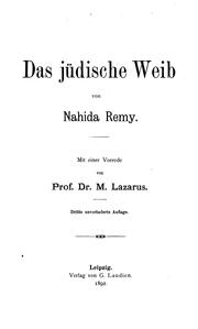 Cover of: Das jüdische Weib