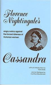 Cover of: Cassandra by Florence Nightingale