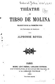Cover of: Théatre de Tirso de Molina [pseud.]