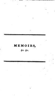 Cover of: Memoirs of the Life of Martha Laurens Ramsay: With an Appendix, Containing ...