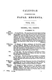 Cover of: Calendar of Entries in the Papal Registers Relating to Great Britain and Ireland.: Papal Letters ...