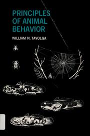 Cover of: Principles of animal behavior