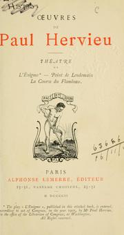 Cover of: Théâtre. by Paul Hervieu