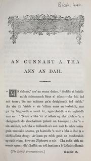 Cover of: An cunnart a tha ann an dail. by 