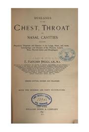Cover of: Diseases of the chest, throat and nasal cavities | E. Fletcher Ingals