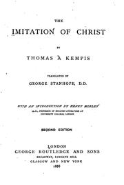 Cover of: The Imitation of Christ