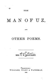 Cover of: The man of Uz: and other poems.