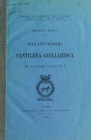 Cover of: Sull'antichissima cantilena giullaresca del cod. Laurenz S. Croce XV, 6.