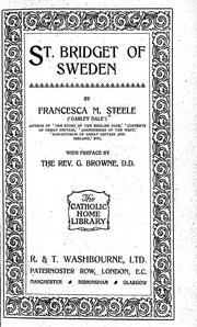 Cover of: St. Bridget of Sweden