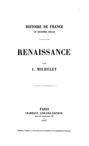 Cover of: The renaissance | Edith Helen Sichel