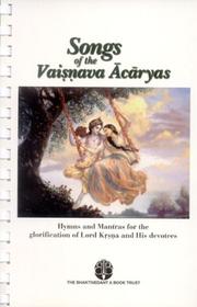 Cover of: Songs of the Vaiṣṇava Ācāryas by Bhaktibinoda Ṭhakkura