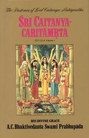 Cover of: Sri Caitanya-Caritamrta