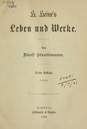 Cover of: H. Heine's Leben und Werke by Adolf Strodtmann