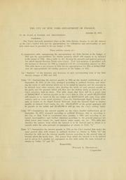 Cover of: Comparative table and analysis of debt service appropriations in budgets of 1915 and 1916: tables summarizing the interest payable in 1916 on city debt, showing the amount of such interest to be raised by taxation, and the amount from other sources, and to whom such interest is payable.