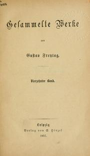 Cover of: Gesammelte Werke by Gustav Freytag