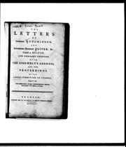 Cover of: The Letters of Governor Hutchinson, and Lieutenant Governor Oliver, & c. printed at Boston by Hutchinson, Thomas