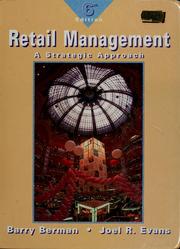 Cover of: Retail management by Barry Berman