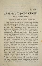 Cover of: An Appeal to young soldiers