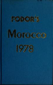 Cover of: Fodor's Morocco 1978 by Richard Moore, editor