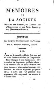 Recueil de mémoires et autres pièces de prose et de vers, qui ont été lus ...