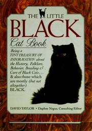 Cover of: The little black cat book by David Taylor D.V.M.