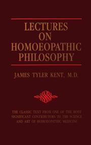 Cover of: Lectures on Homeopathic Philosophy