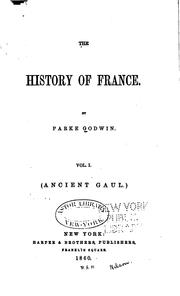 Cover of: The history of France.