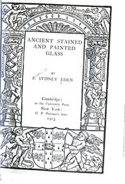 Cover of: Ancient stained and painted glass