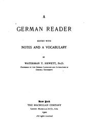 Cover of: A German Reader