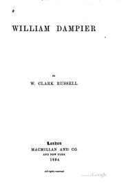 Cover of: William Dampier by William Clark Russell