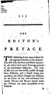 Cover of: The Life of Mr. Richard Savage, Son of the Earl Rivers by Samuel Johnson, Samuel Johnson, Joseph Wright Draffen