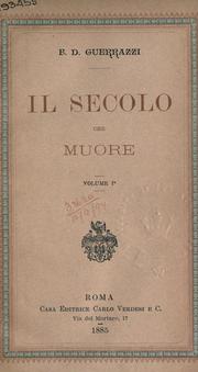 Cover of: Il secolo che muore