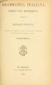 Cover of: Grammatica Italiana dell'uso moderno