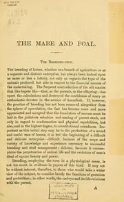 Cover of: The mare and foal
