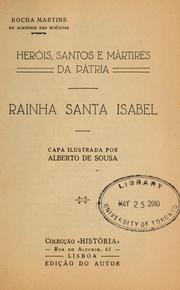 Cover of: Rainha Santa Isabel: heróis, santos e mártires da pátria