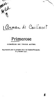 Cover of: Primerose: comédie en trois actes