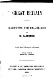 Cover of: Great Britain: Handbook for Travellers