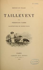 Cover of: Taillevent