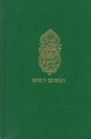 Cover of: The Holy Qur'an/English/Arabic